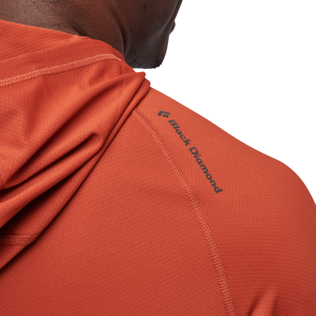 Black Diamond Alpenglow herren sweatshirt, siena gebrannt