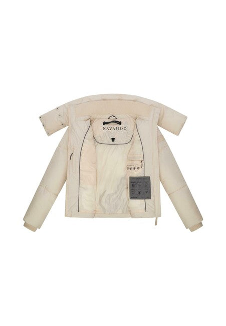 Navahoo Traumelfe 14 damen Winterjacke creme