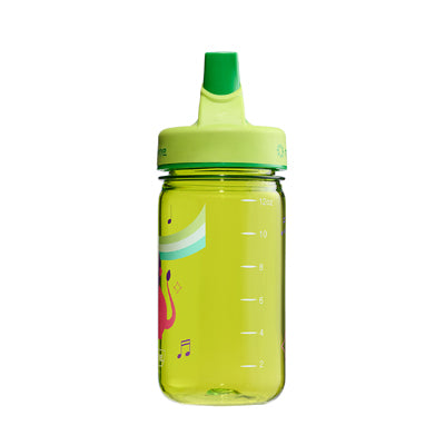 Nalgene Grip-n-Gulp Sustain 0,35 l mit Deckel grün, musikalischer Löwe