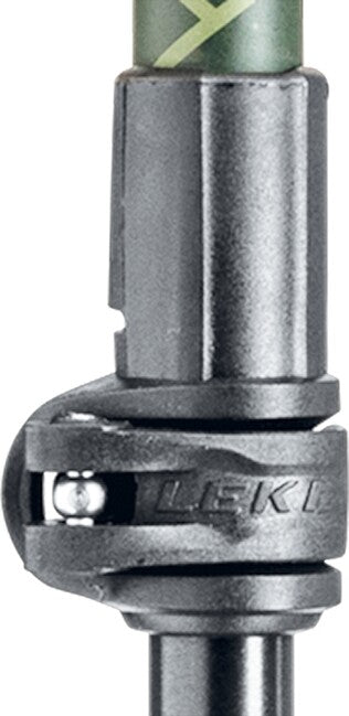 LEKI Legacy Lite AS trekkingstöcke, mango-olivgrün-flaschengrün, 100 - 135 cm