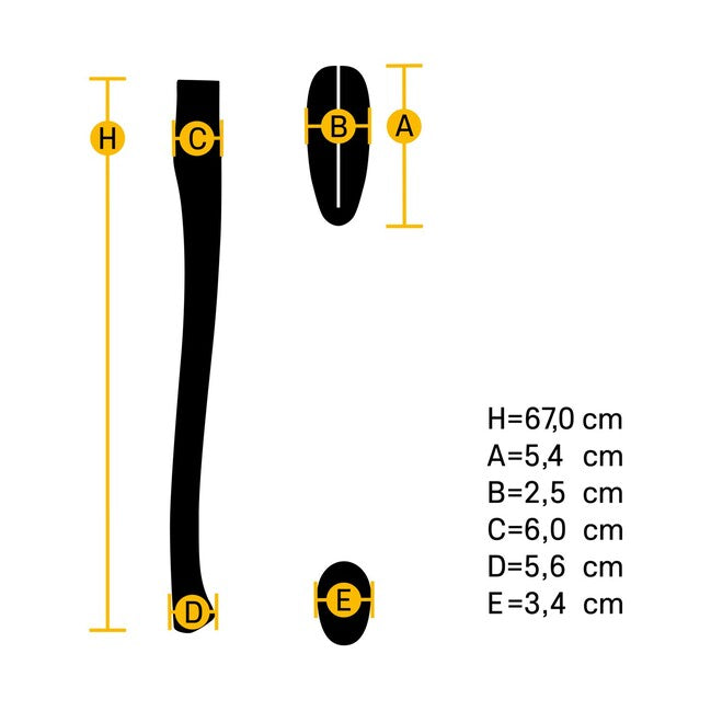 Hultafors Nasada sekery Premium Curved HB AHC 650-50x20 HB (ID 842720)