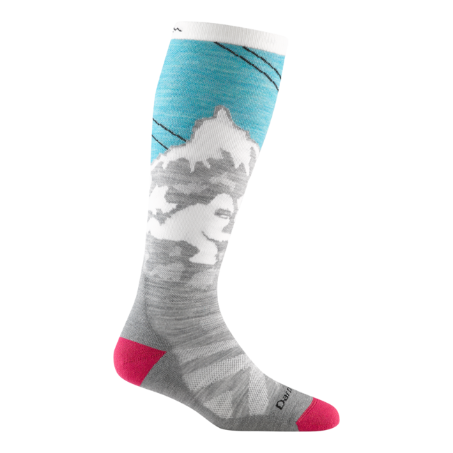 Darn Tough Yeti OTC Medium Light mit Kissen, Aqua
