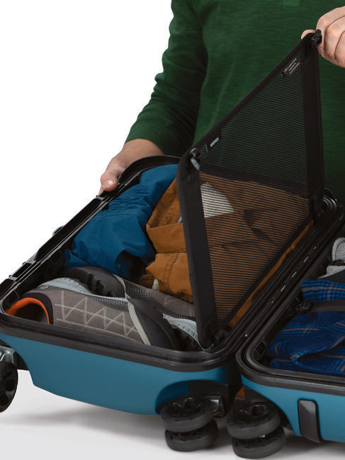OSPREY TRANSPORTER HARDSIDE CARRY-ON 40L, venturi blau