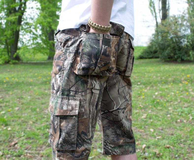 LoshanKerry Muster Real Tree dunkel shorts