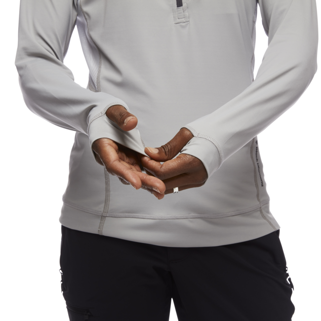 Black Diamond Alpenglow Pro damen-Sweatshirt, zinnfarben