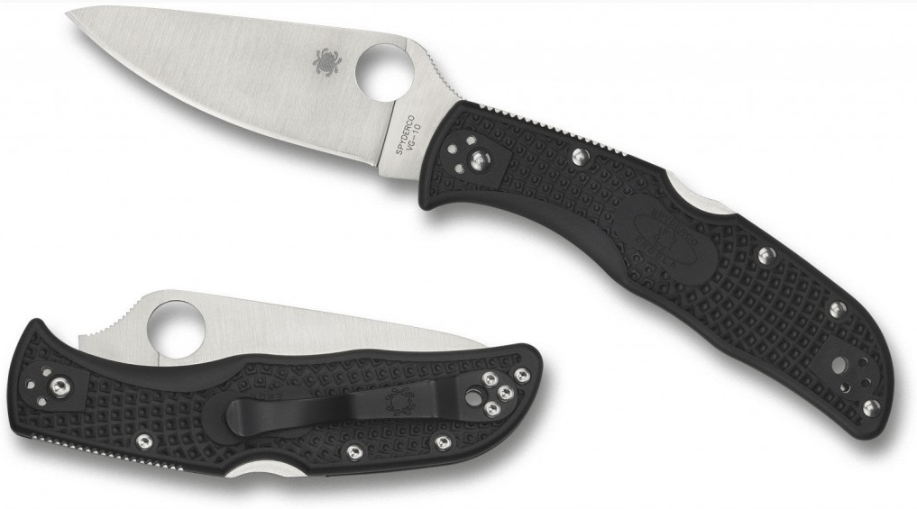 Spyderco Endela Lighweight schwarz taschenmesser 8,7cm FRN