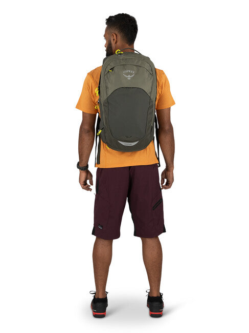 OSPREY Radial stadtrucksack, earl grey/rhino grey