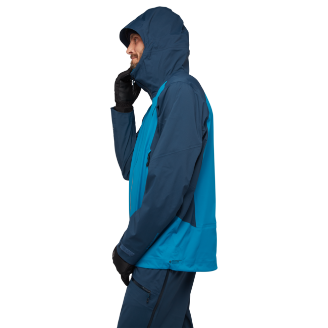 Black Diamond Recon Lt Stretch Shell herren skijacke, kingfisher-indigo