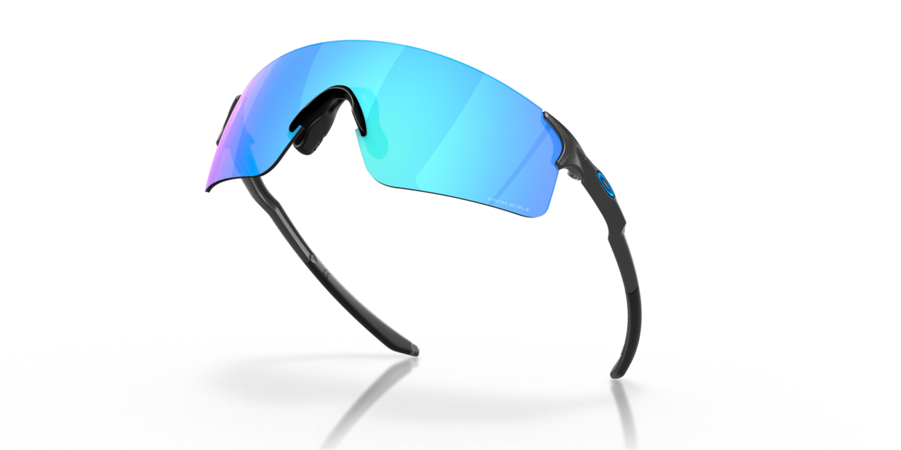 Oakley EVZERO BLADES mit Rahmen Steel und mit Dias Prizm Sapphire