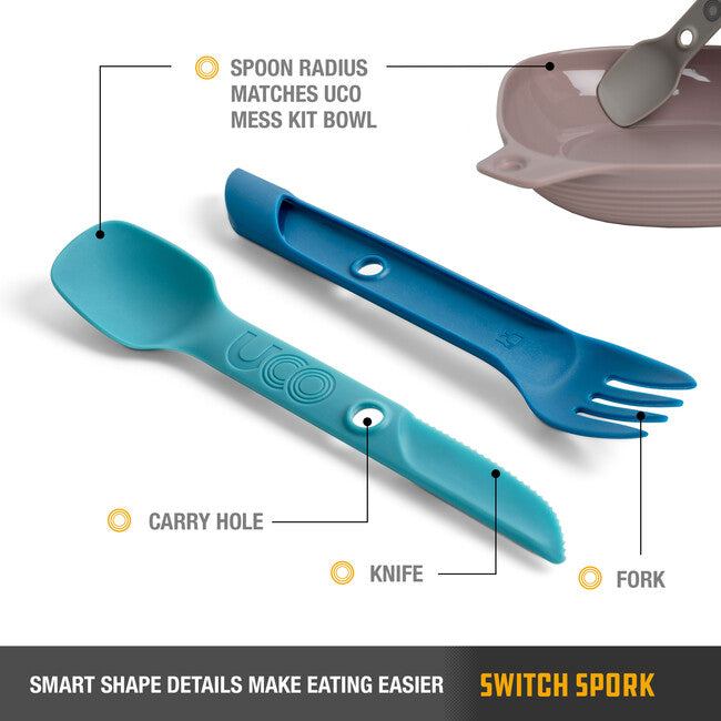 UCO Switch Spork Classic Besteck-Set blau