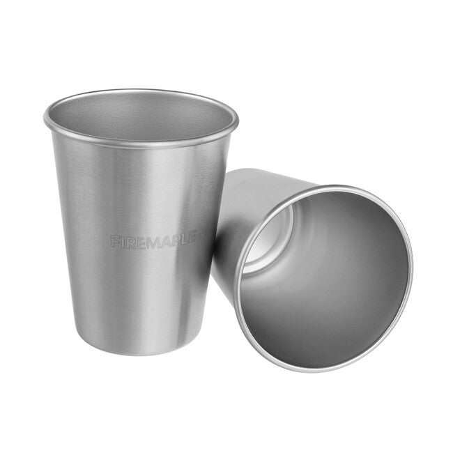 Fire Maple Antarctic becher 2 stück aus rostfreiem stahl 350 ml, silber