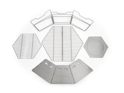 Origin Outdoors Hexagon-Grill und Kamin