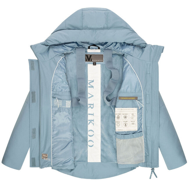 Marikoo Elira16 damen winterjacke, puderblau