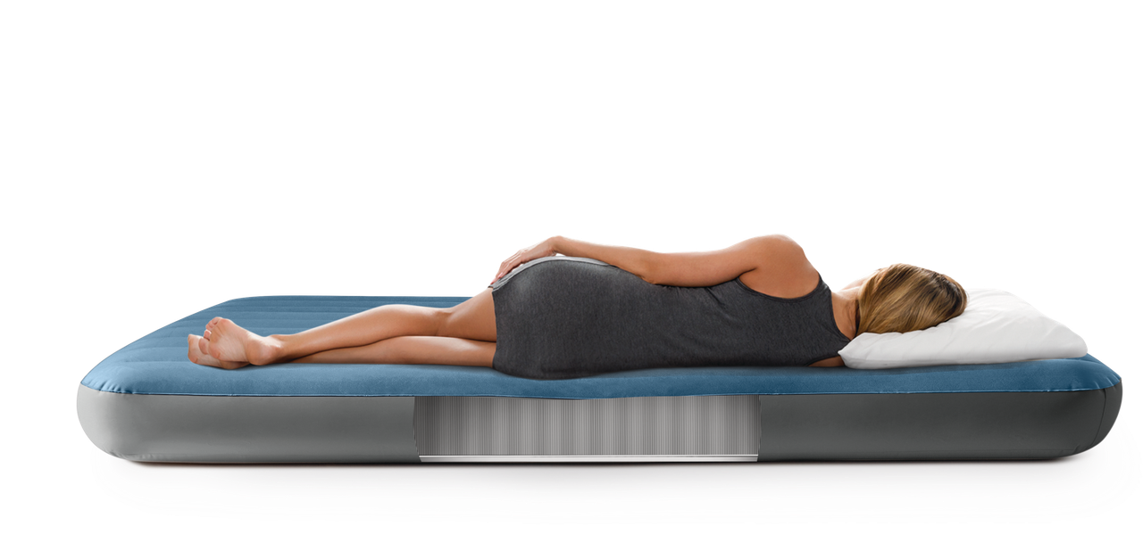 Intex Prestige Downy Queen Airbed with Rechargeable Pump