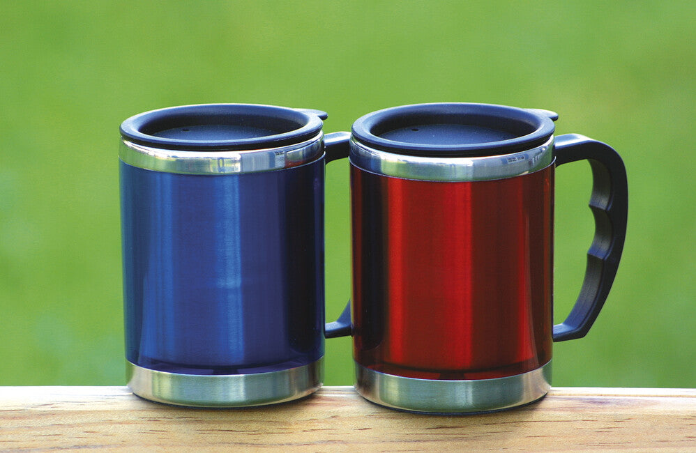 BasicNature MUG Nerezova termokadinka blau 0, 42 l