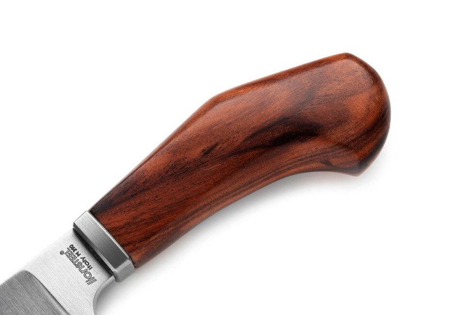 Lionsteel WILLY WL1 ST Santos Holzgriff messer mit feststehender Klinge
