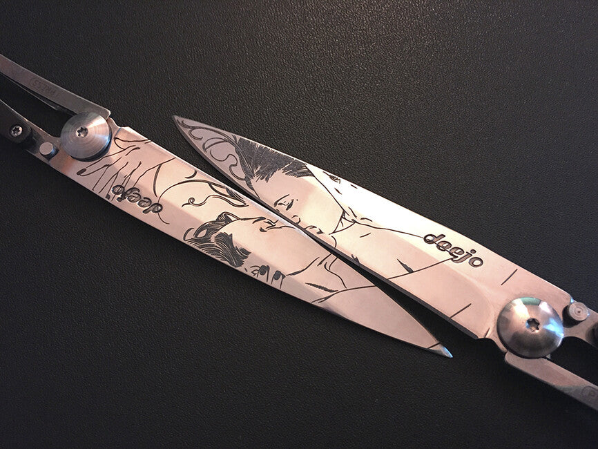 Deejo The Kiss 2er-Set taschenmesser.