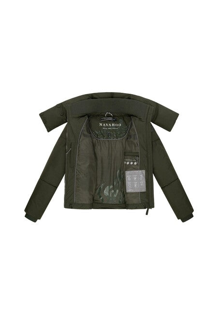 Navahoo Traumelfe 14 damen Winterjacke dunkeloliv