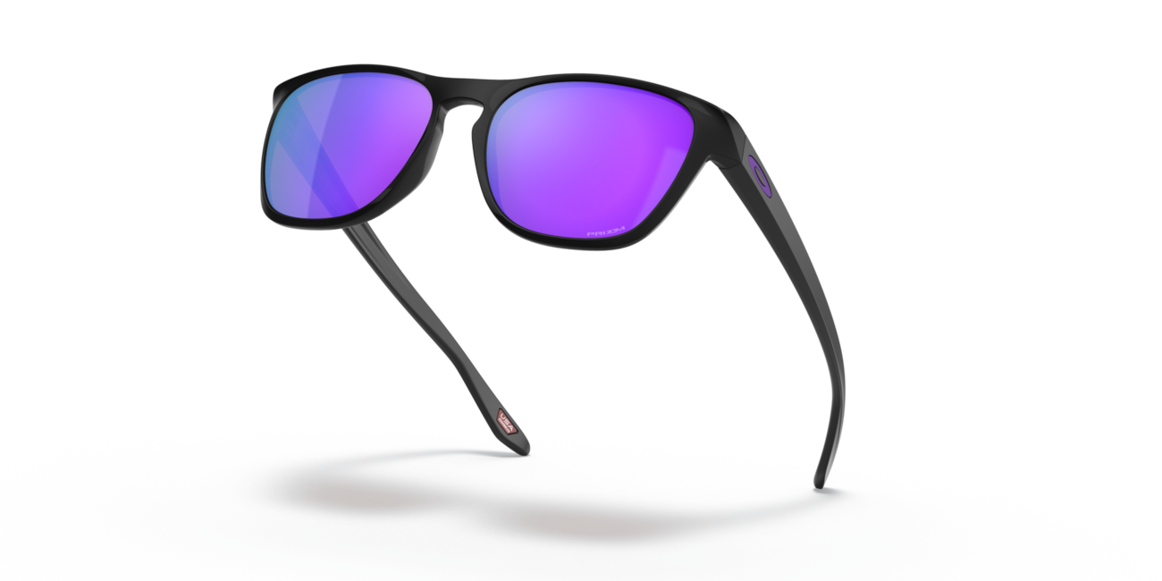 Oakley MANORBURN Sonnenbrille mit Rahmen Matte Black und mit Dias Prizm Violet 56