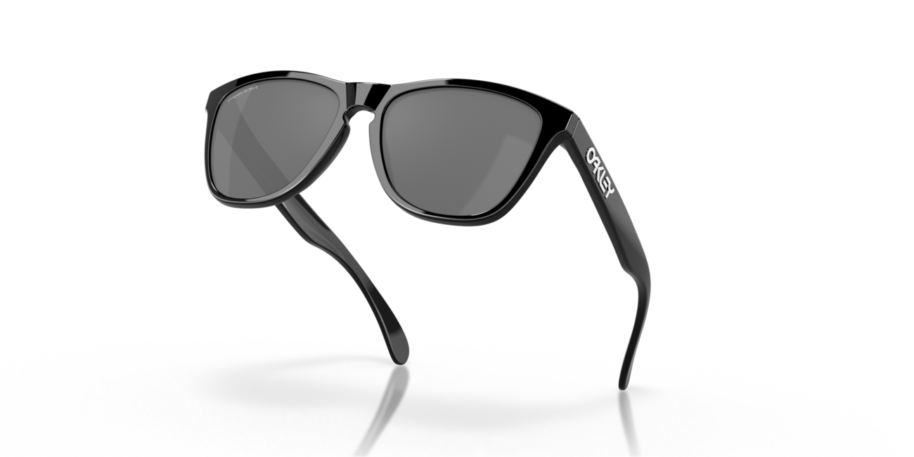 Oakley FROGSKINS Sonnenbrille mit Rahmen Polished Black und mit Dias Prizm Black 55