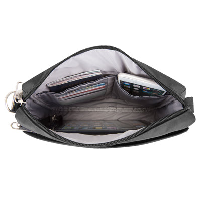 Travelon Crossbody Classic Anti-Diebstahl Umhängetasche Schwarz