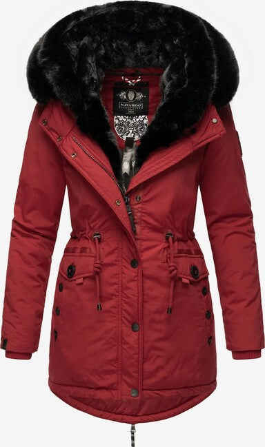 Navahoo Sweety Deluxe damen-Winterparka blutrot
