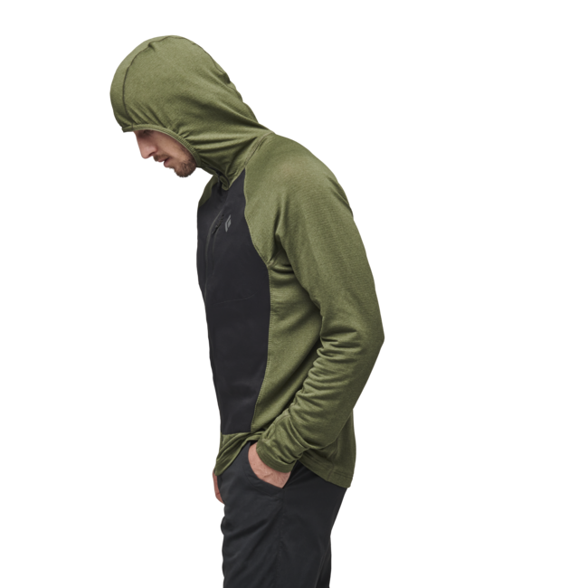 Black Diamond Coefficient Lt Hybrid sweatshirt, tundra-schwarz