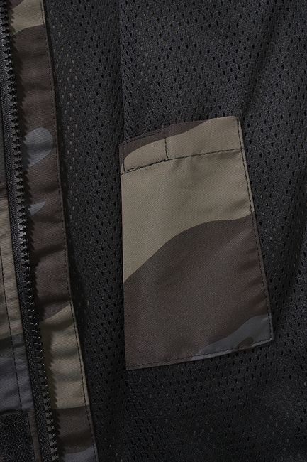Brandit kinder Sommer Frontzip Windbreaker Jacke, darkcamo
