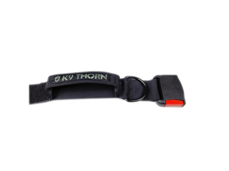 K9 Thorn Halsband mit ITW Nexus Schnalle und Griff, schwarz