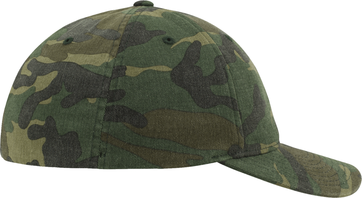 Brandit Flexfit Garment Camo kappe mit gewaschenem effekt, woodland
