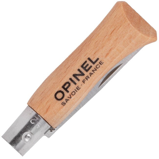 Opinel Klappmesser N°02 Inox Buche, braun