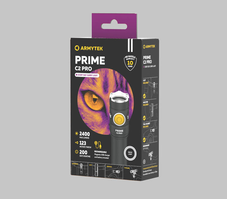 ArmyTek Prime C2 Pro led-taschenlampe 2400 lm 68 g