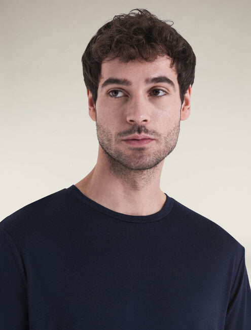 Icebreaker Men's Merino Short Sleeve T-shirt 150 Tech Lite III, dunkelblau