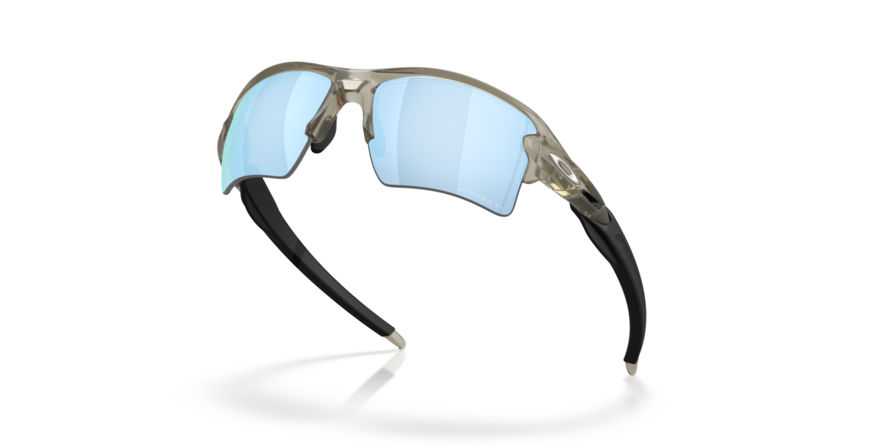Oakley FLAK 2.0 XL Sonnenbrille mit Rahmen Matte Grey Ink und mit Dias Prizm Deep Water Polar 59, Metal