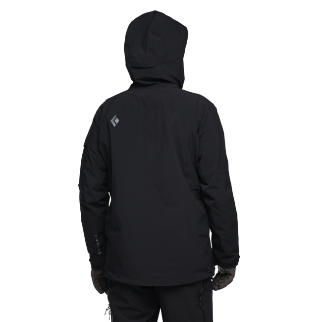 Black Diamond Recon Insulated Shell waterproof jacket, schwarz