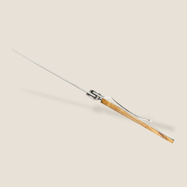 Deejo Tattoo Mirror Schließmesser olive wood Trout