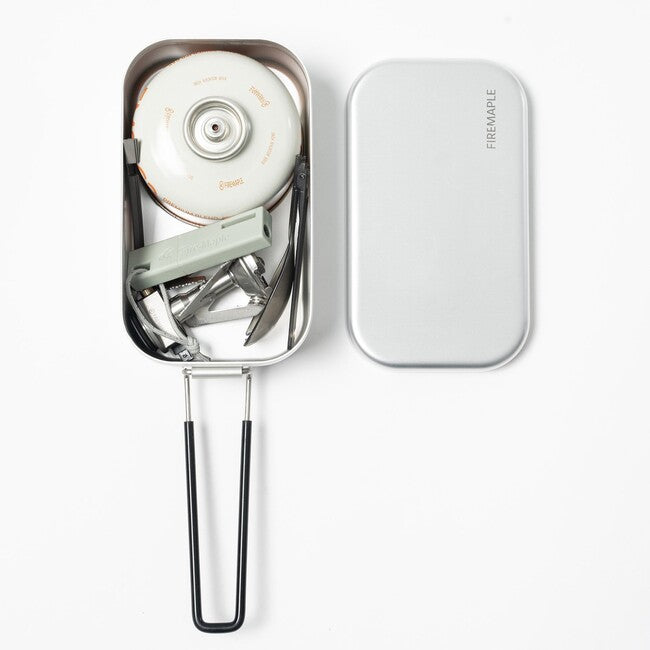 Fire Maple Aluminium lunchbox mit deckel 800 ml, frost