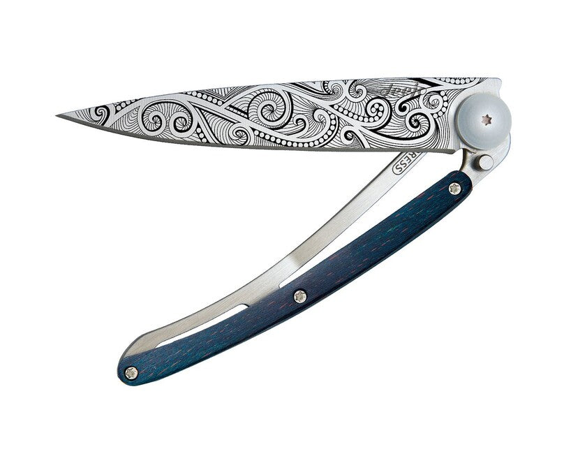 Deejo Tattoo Klappmesser buche pacific