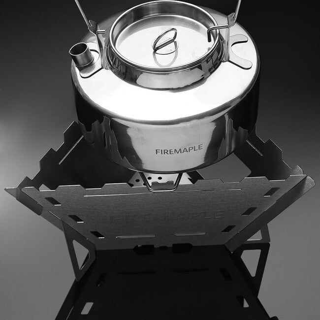Fire Maple Maverick klappbarer holzofen mit sockel und 3 paneelen