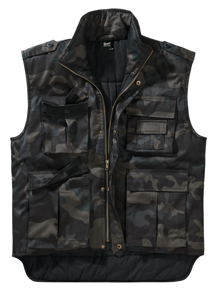 Brandit Ranger zateplená vesta, Darkcamo