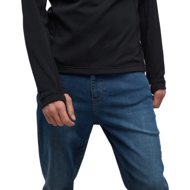 Black Diamond Coefficient herren Sweatshirt mit Reißverschluss, schwarz