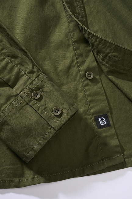 Brandit Flanellshirt hemd, oliv