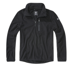 Brandit Fleece Troyer Μπουφάν, Μαύρο