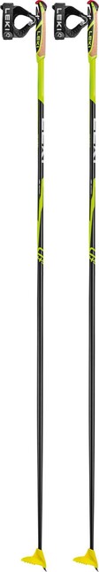 LEKI CC 450 Langlaufstöcke, neon-gelb/schwarz-weiß