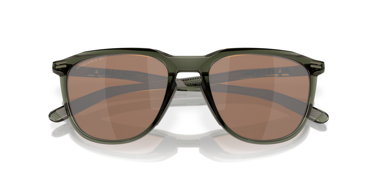 Oakley Thurso Sonnenbrille mit Rahmen Olive Ink und mit Dias Prizm Tungsten Polarized 54