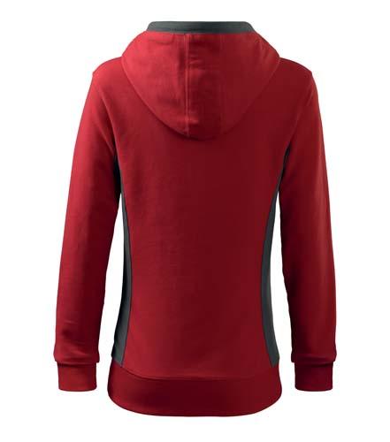 Malfini Damen- Sweatshirt Kangaroo 280g/m2, rot