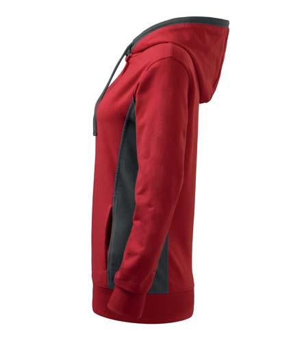 Malfini Damen- Sweatshirt Kangaroo 280g/m2, rot