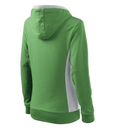 Malfini Damen- Sweatshirt Kangaroo 280g/m2, grün