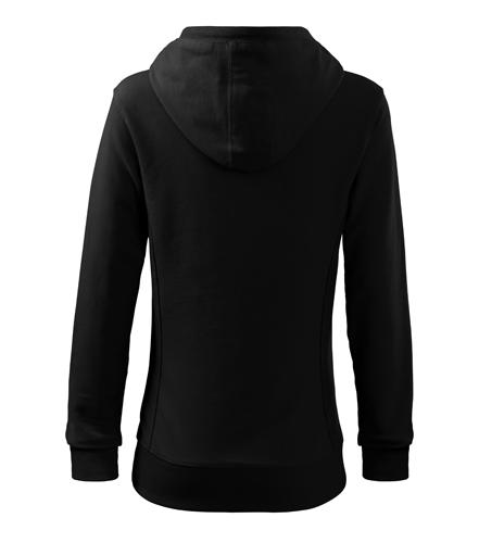 Malfini Damen- Sweatshirt Kangaroo 280g/m2, schwarz