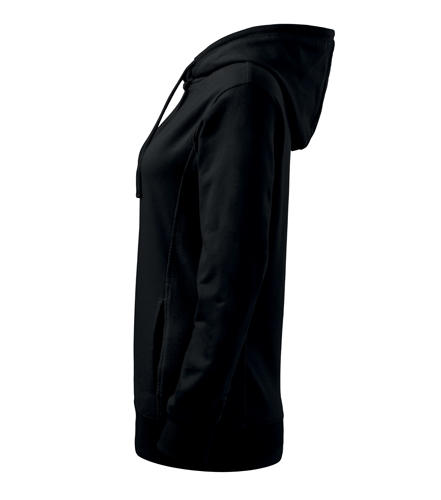 Malfini Damen- Sweatshirt Kangaroo 280g/m2, schwarz